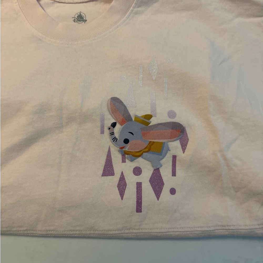 Disney Dumbo Graphic Tee - Cream and Purple